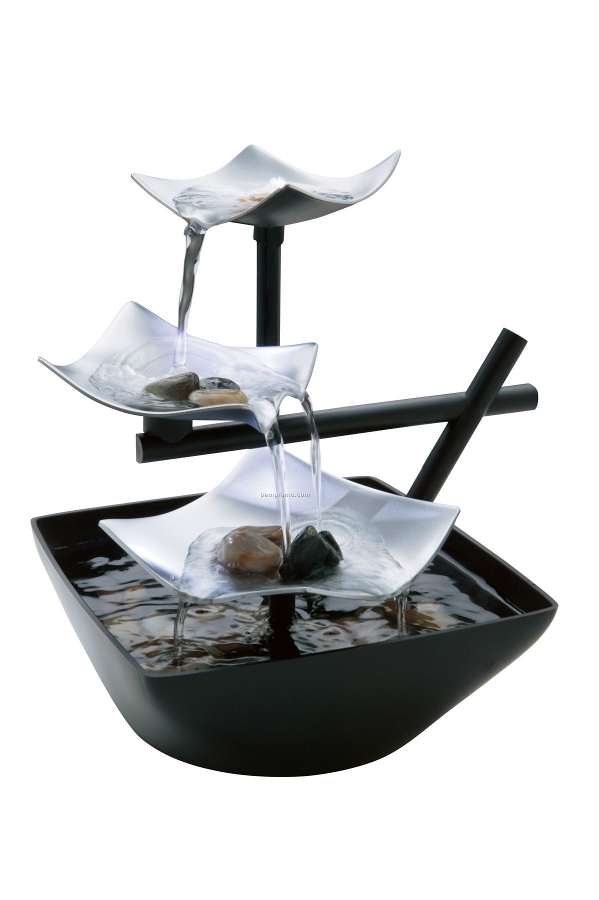 Homedics Envirascape Silver Spring Illuminated Fountain