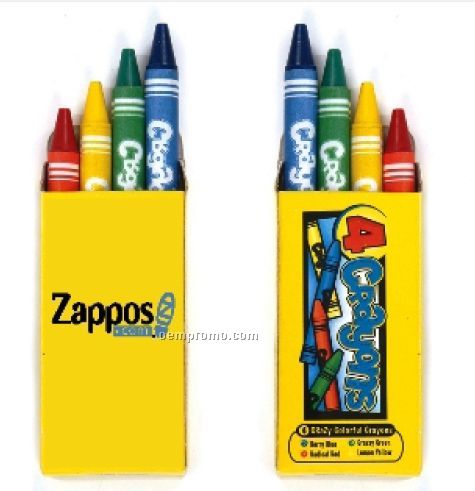 4 Pack Crayons