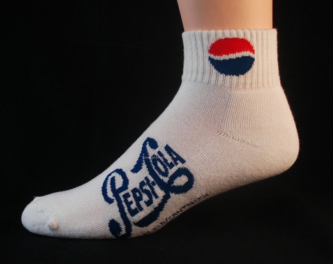 Custom Woven Premium Quarter-cuff Sock - Low-cut
