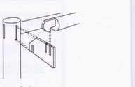 Drape Hanging Kit With 3-piece Adjustable Drape Rod & Mount Clips