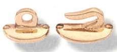 Brass Hook & Eye Hardware For Crossbar