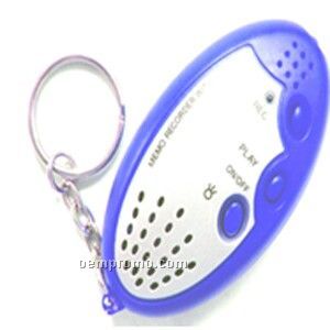 Key Tag With 10 Seconds Recorder