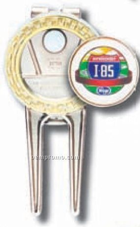 Divot Tool W/ Ball Marker & Clip