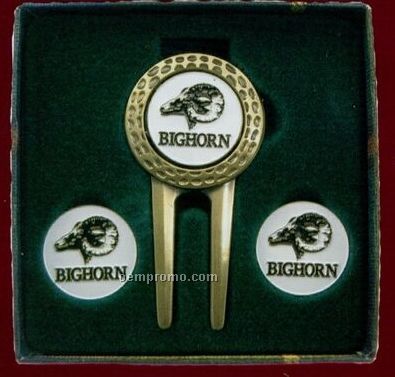 Divot Tool & Ball Marker Gift Set