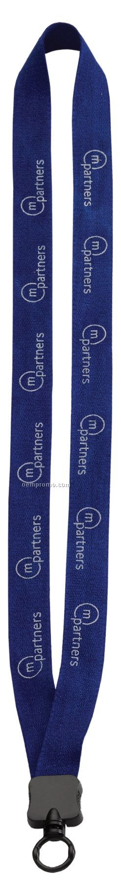 3/4" Bamboo Lanyard With Plastic Clamshell & O-ring