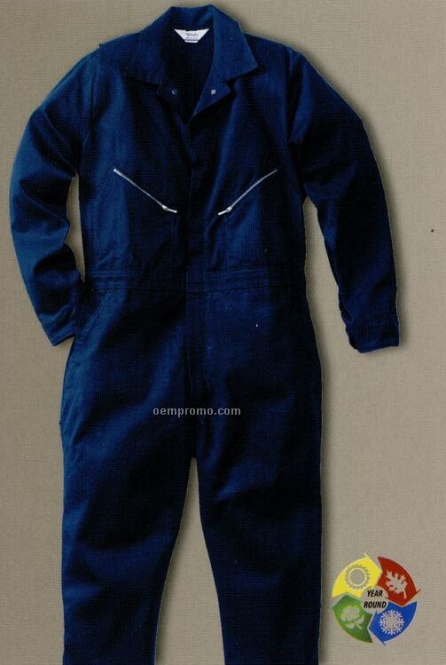 Walls Cotton Twill Non Insulated Coverall - Gray & Khaki