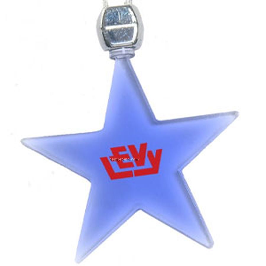 Star Pendant Necklace on Green Star Light Up Pendant Necklace