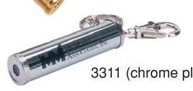 2-1/2"X5/8" Chrome Plated Kaleidoscope W/ Keychain (Screened)