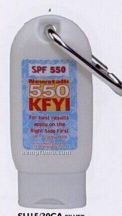 Sunscreen On A Carabiner
