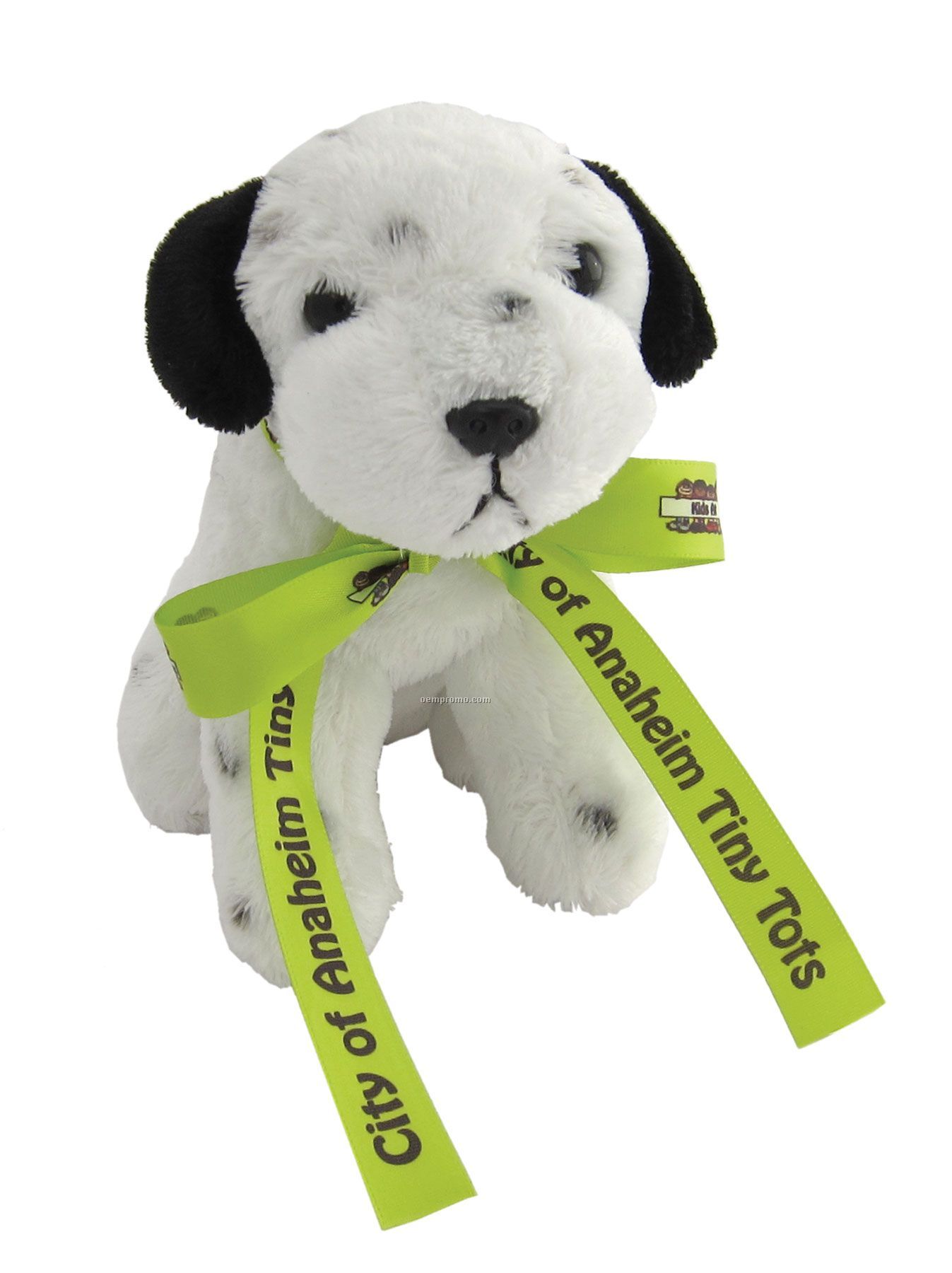 Plush Puppy With Ribbon (6")