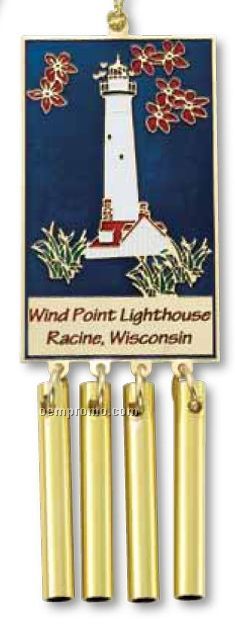 Custom Translucent Decorative Wind Chime (2")