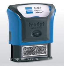 Trodat Self-inking Security Stamp W/ Ad Window (1 7/8