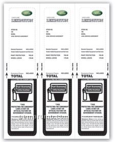 Cre8tive 4 Color Process Custom Laser Forms W/ Kleer Bak (3 Up Per Sheet)
