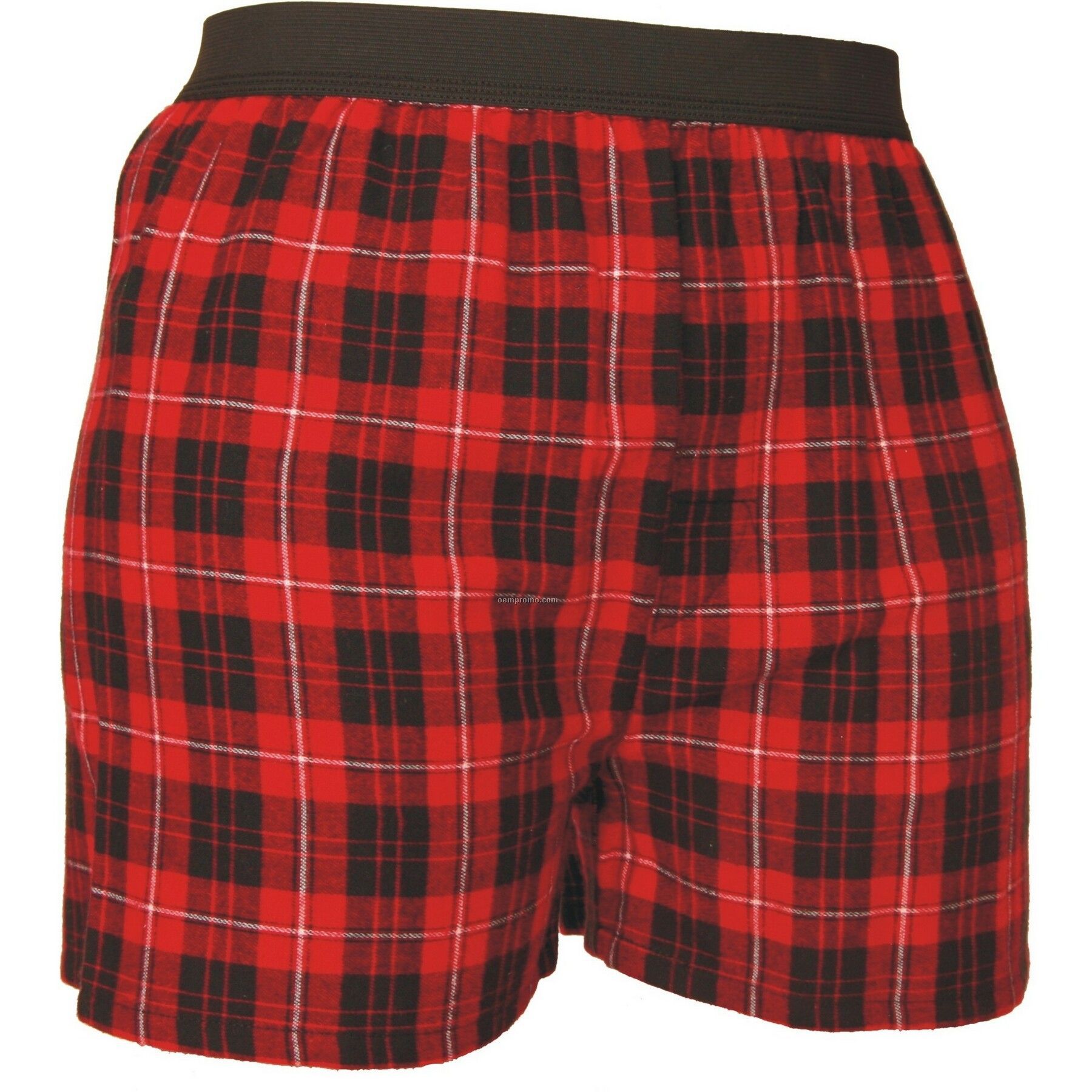 Youth Red/Black Plaid Classic Boxer Short