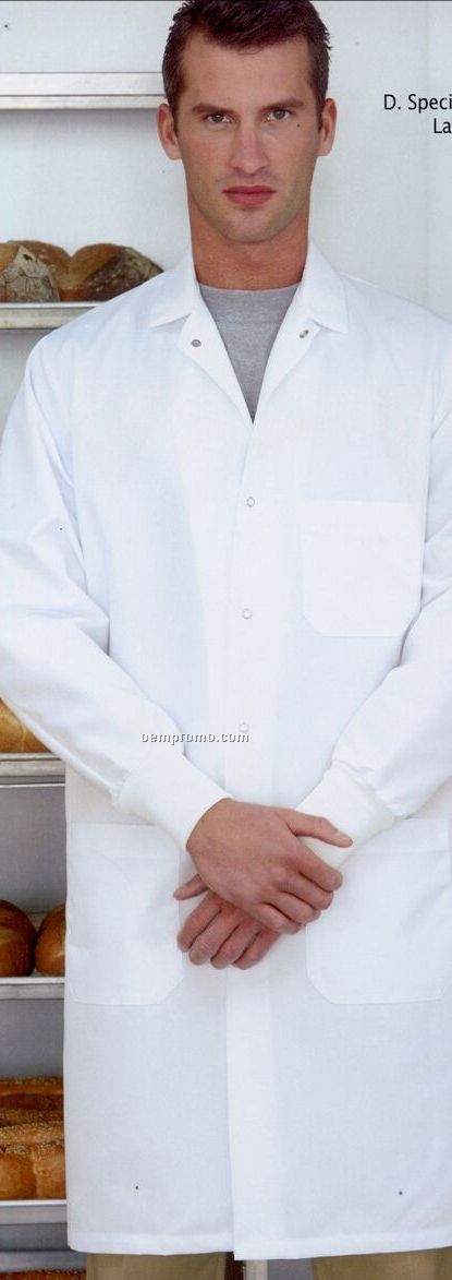Red Kap Specialized Cuffed Lab Coat W/ Exterior Chest Pocket
