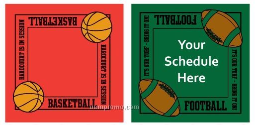 Sports Team Schedule Bandanna