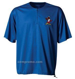 N4173 Short Sleeve Power Mesh Adult Batting Cage Jacket