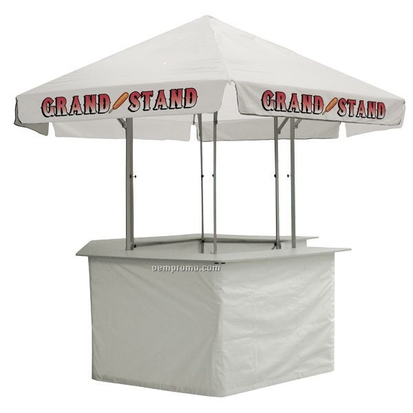 12' Concession Stand Tent W/ Full Color Thermal Imprint In 2 Locations