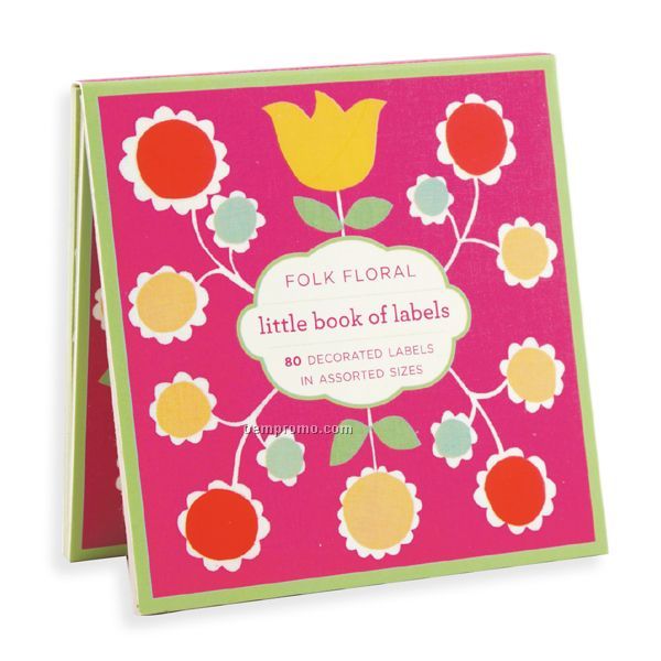 Folk Floral Book Of Labels