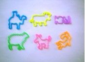 Silly Shaped Rubber Band Bracelets