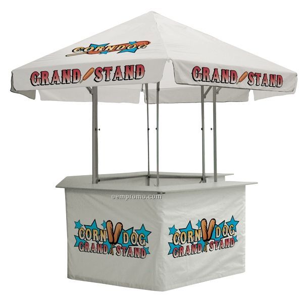 12' Concession Stand Tent W/ Full Color Thermal Imprint In 5 Locations