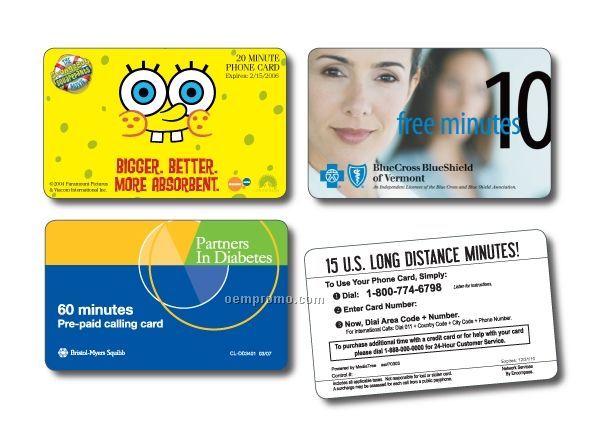 20 Minute Domestic Phone Card