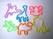 Silly Shaped Rubber Band Bracelets