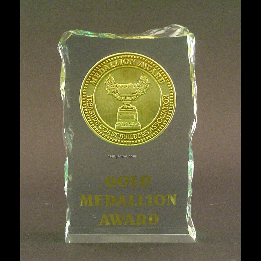 Lucite Ice Effect Award (7"X9"X1 1/2")