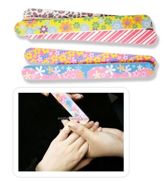 Full Color Imprinted Two-way Nail File