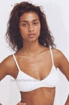 Women's Cotton Spandex Jersey Cross-back Bra