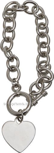 Toggle Heart Bracelet