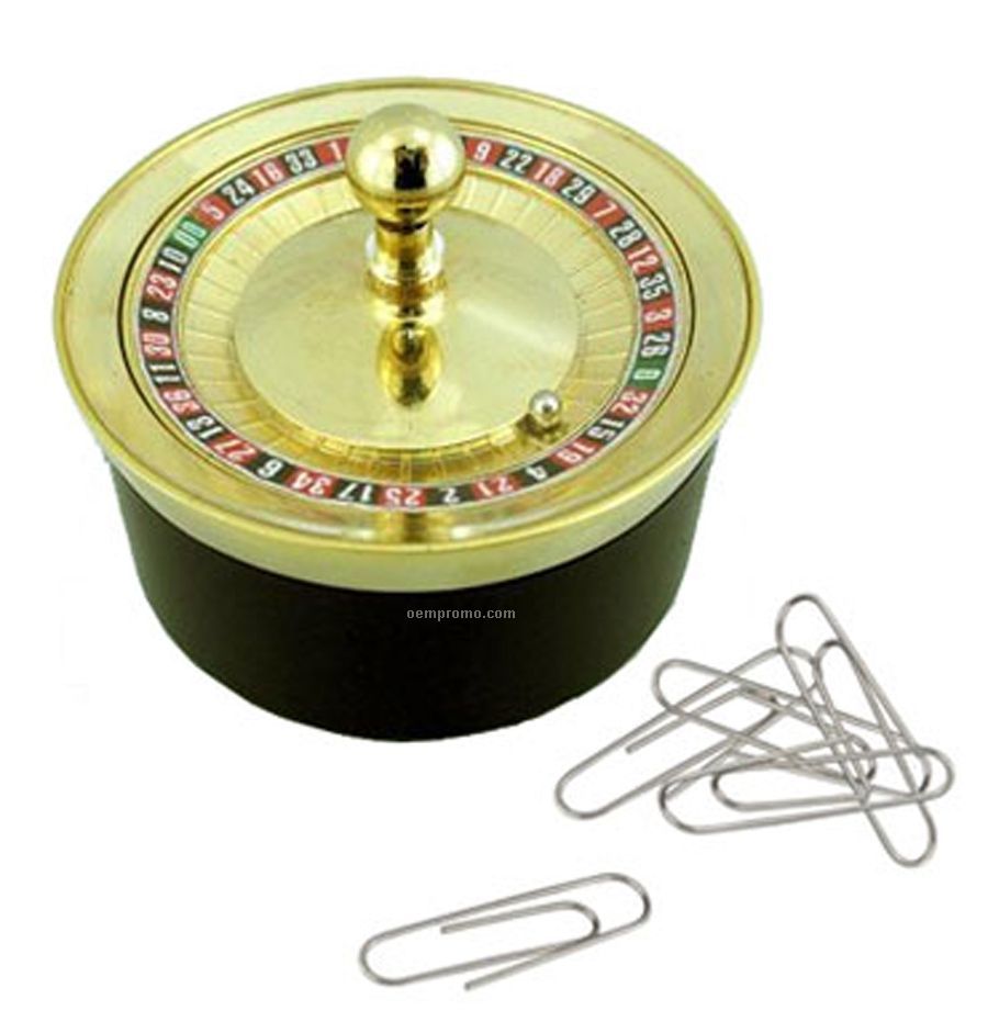 Roulette Paper Clip Holder
