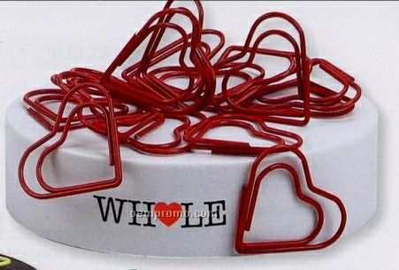 Heart Clipsters Multi Color W/ White Base