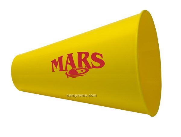 Plastic Megaphone With Built-in Mouthpiece (7 1/2")