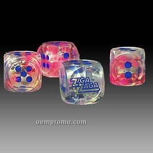 Blue/ Red LED Light Up Dice