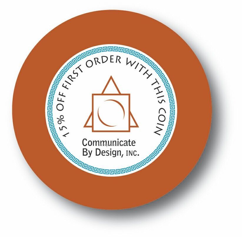 Coin For Discount, Loyalty, Or Giveaway Promotions