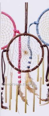 4" Dream Catcher Wind Chime/Assorted Colors