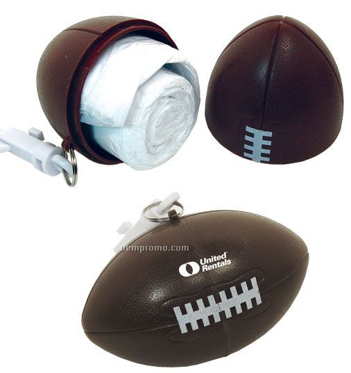 Football Poncho With Spring Clip