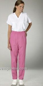 Women's Scrub Pants With Elastic Waist