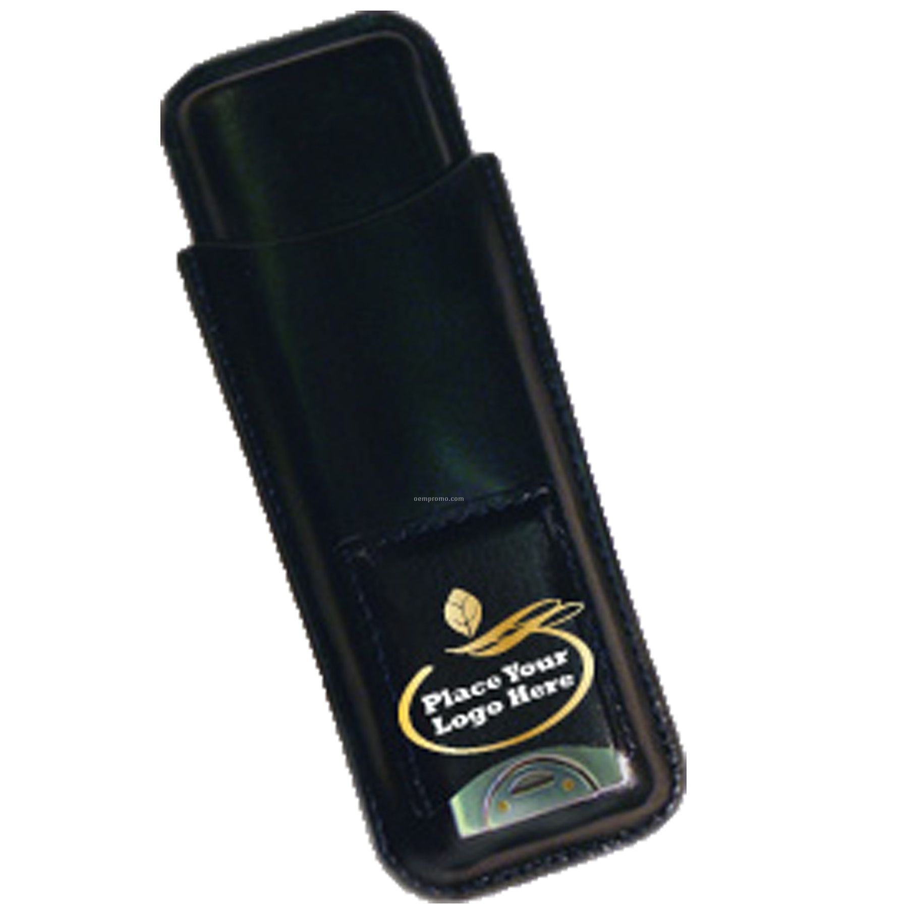 2 Cigar Leather Case