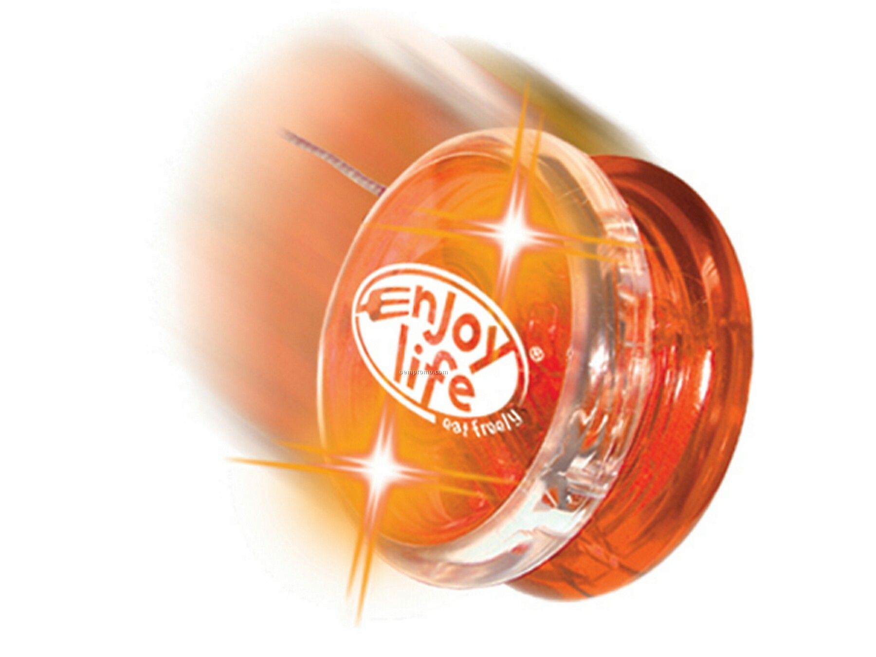 Twirlglo Yo-yo - Orange/Red LED