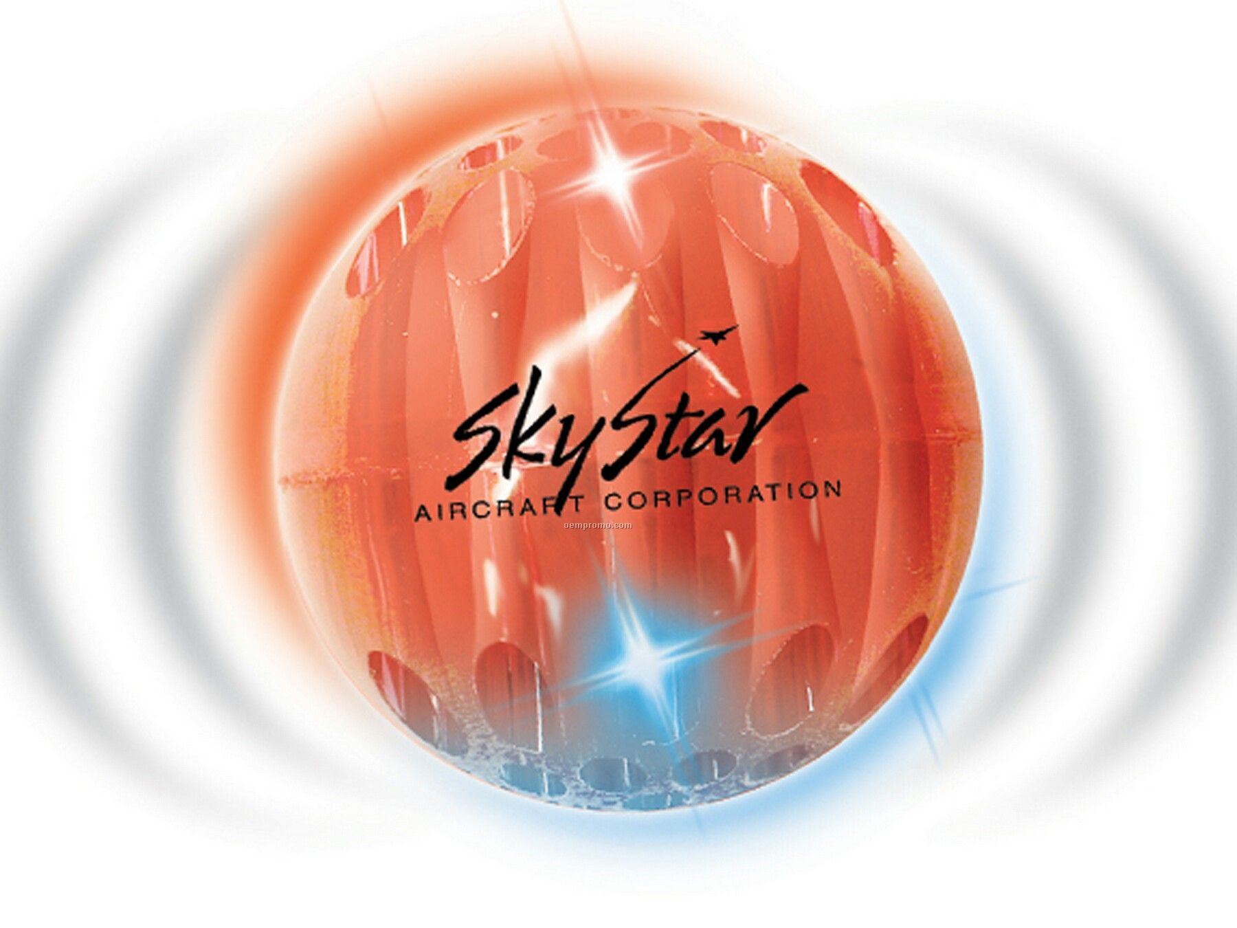 Airglow Buzball With Sound (Translucent Red)
