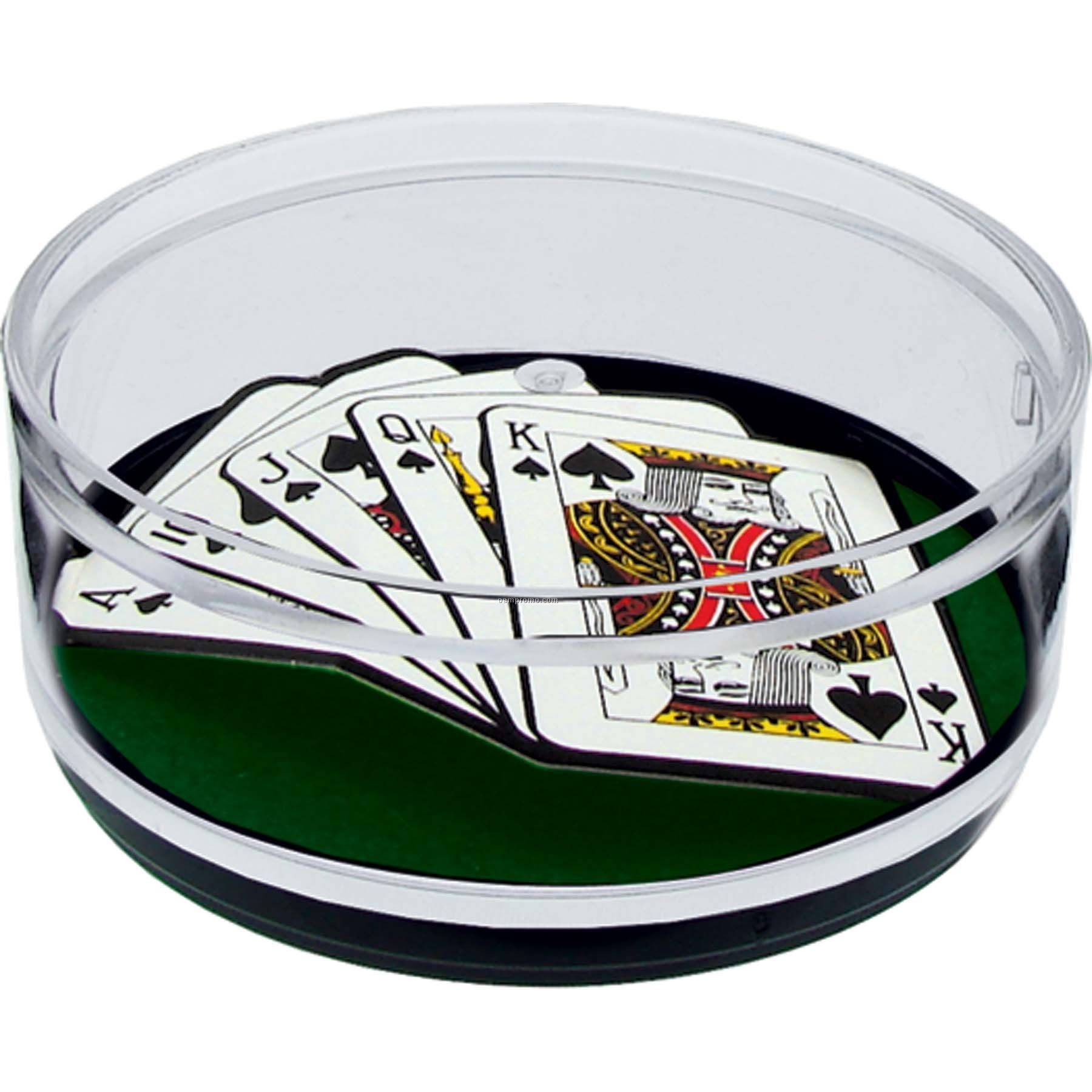 Royal Flush Compartment Coaster Caddy