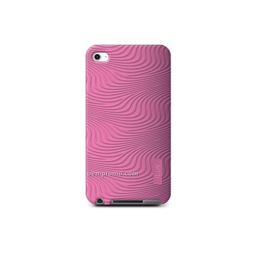 Iluv - Iphone - Silicone + Silicone Blend Case W/ 3d Pattern For Touch 4th