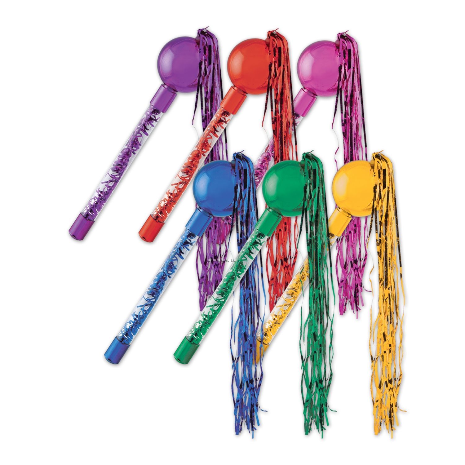Metallic Tasseled Maracas