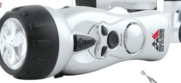 Dynamo Self-charging Flashlight FM Radio