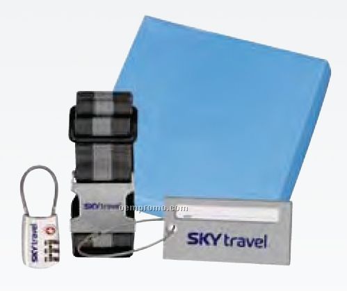 Soren Metallic Green 3 Piece Travel Set