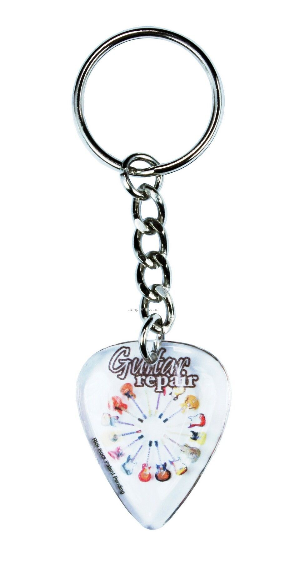Guitar Standard Pick Key Chain