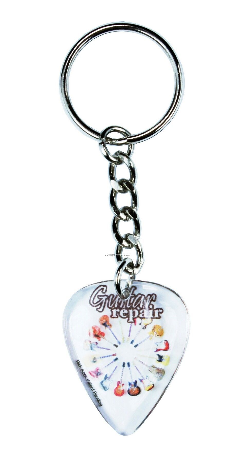 Guitar Standard Pick Key Chain