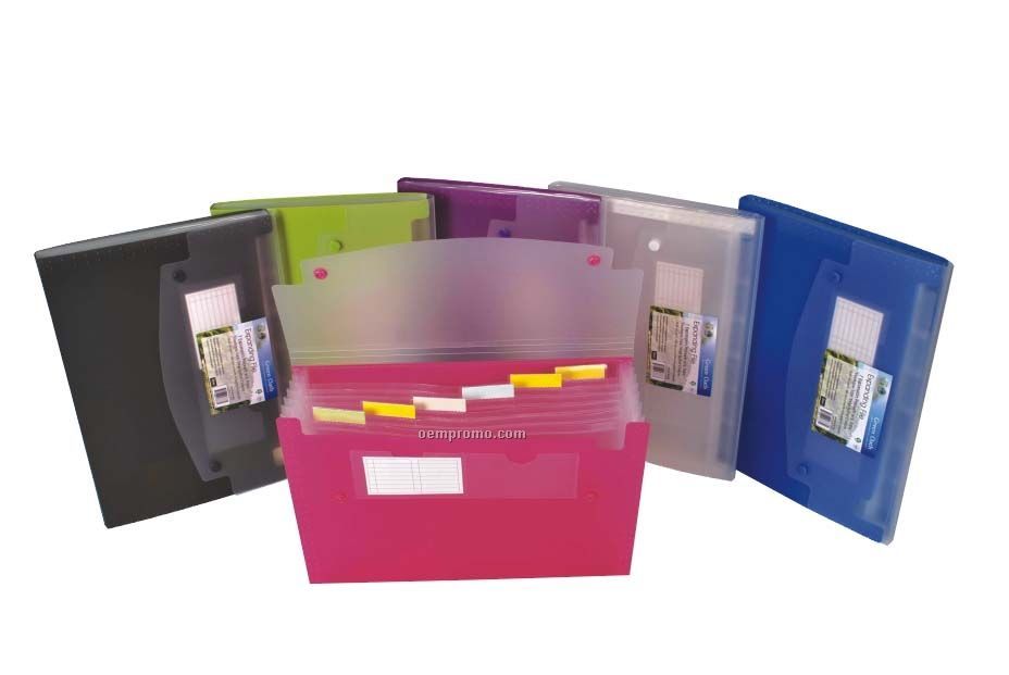 Hot Pink Expanding File With 7 Pockets